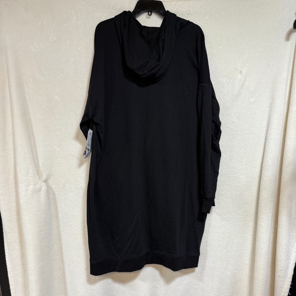 DKNY Sport Women's Hoodie 3X Black Rhinestone Logo Sweater Long Sleeve NEW - Picture 8 of 10